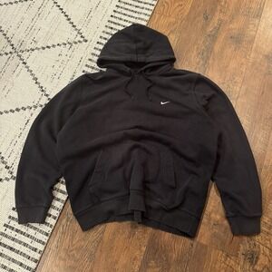 Nike Athletic Dept Fleece Hoodie Men's XXL Black Sportswear Sweatshirt Pullover